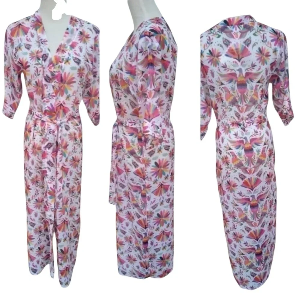 NWOT Verdelimon Caftan Swim Cover-up In Tapiz One Size fits most retail $257 - Picture 9 of 12